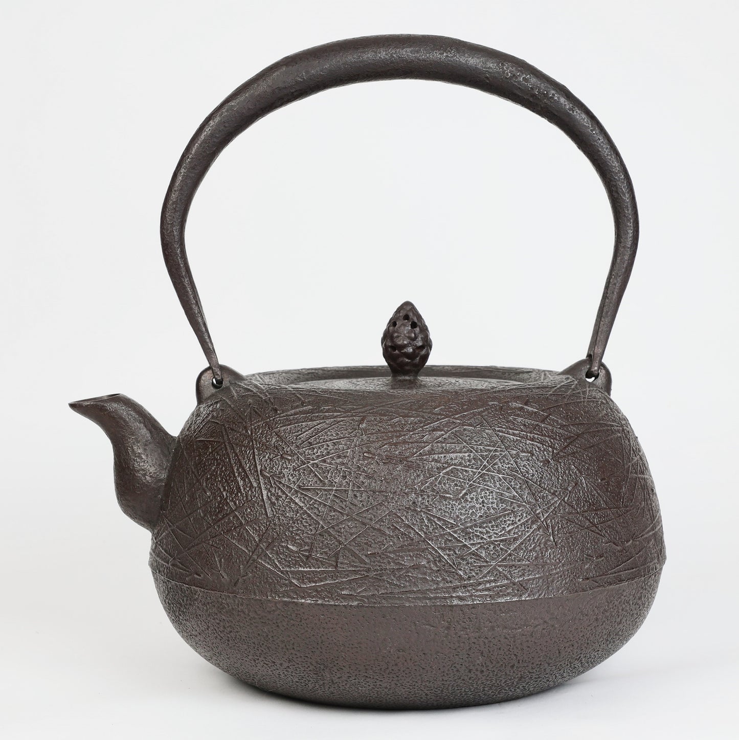 Tetsubin, Japanese Cast Iron Kettle, Nanbutekki, Shinju, Pine needles, 1.8L, Free Shipping