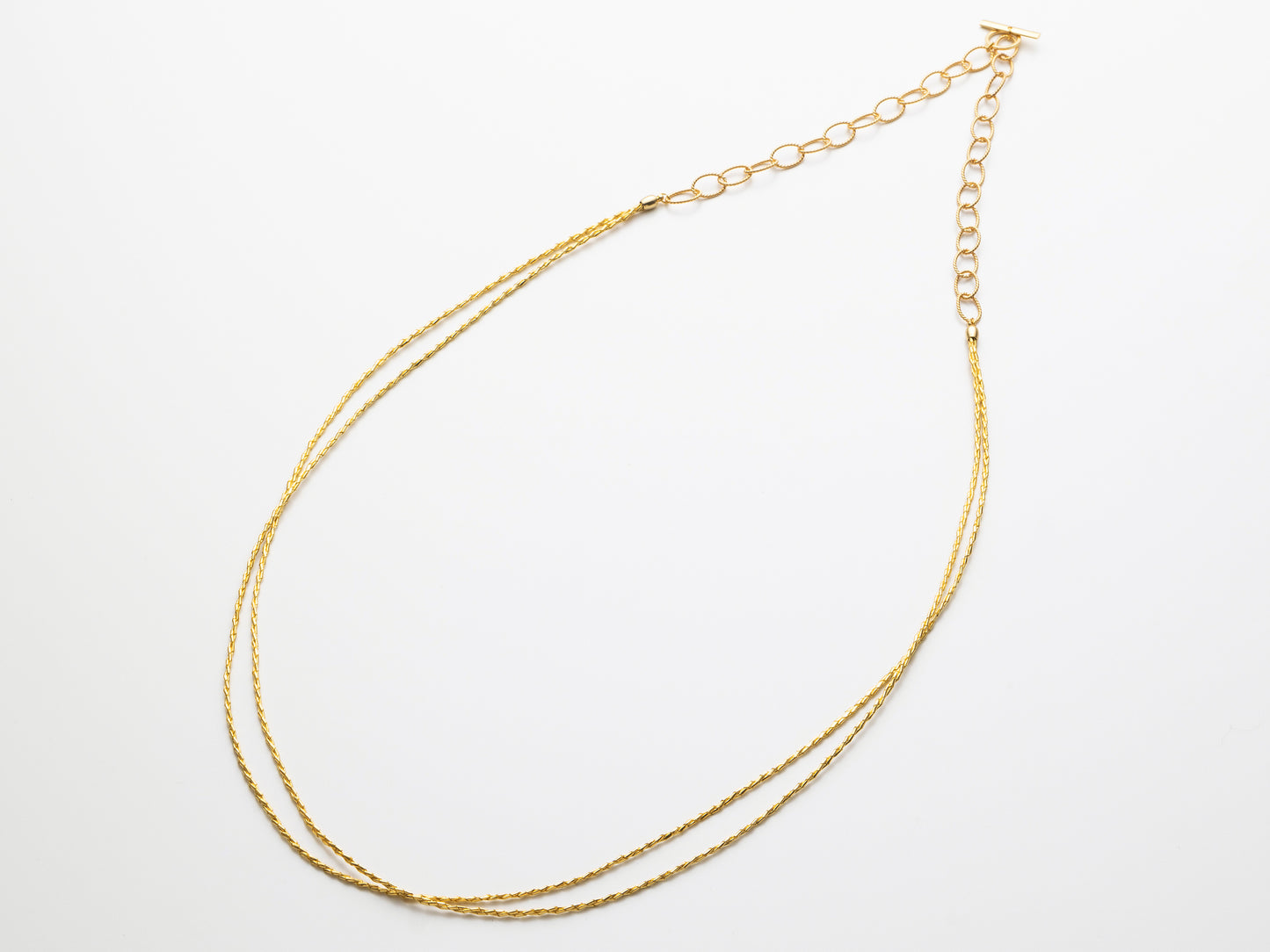 Gold & Silver Threads Preta Necklaces