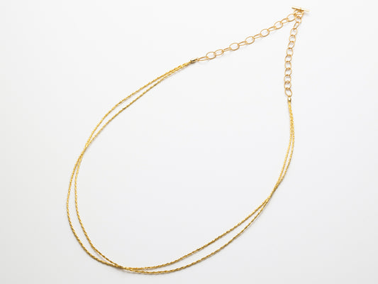 Gold & Silver Threads Preta Necklaces