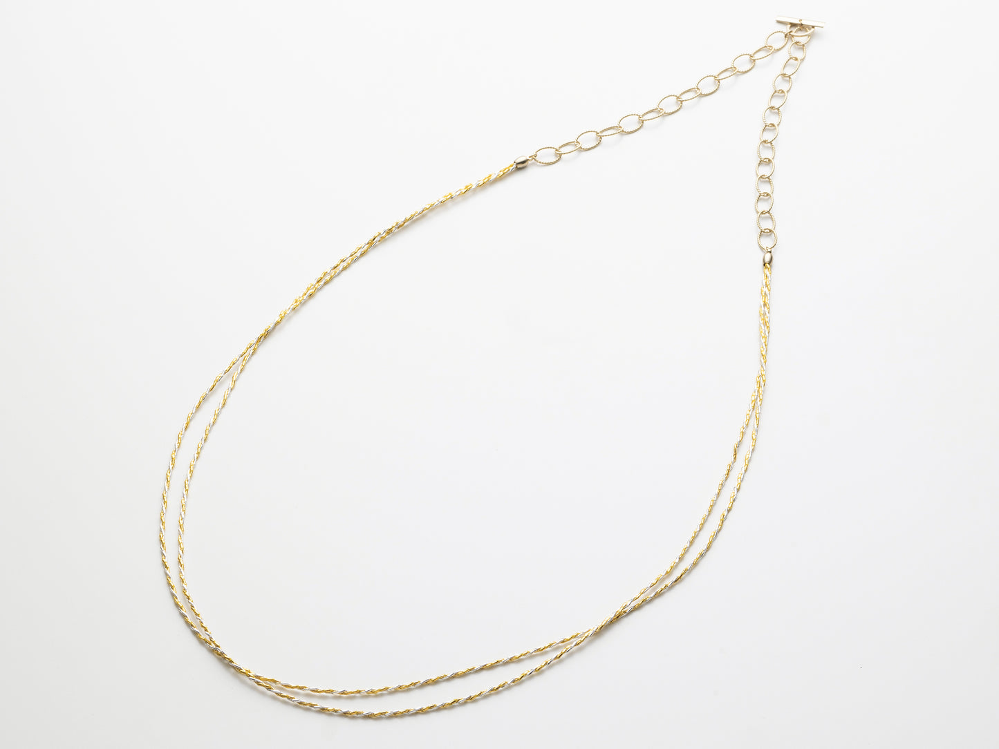 Gold & Silver Threads Preta Necklaces