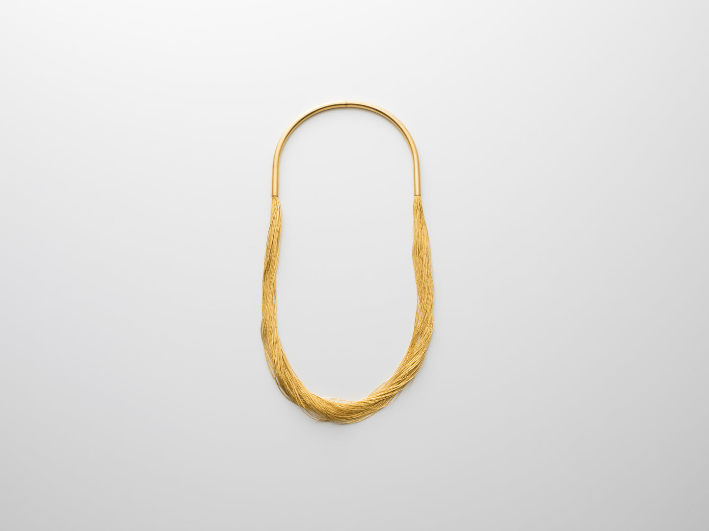 Gold Threads Long Necklaces