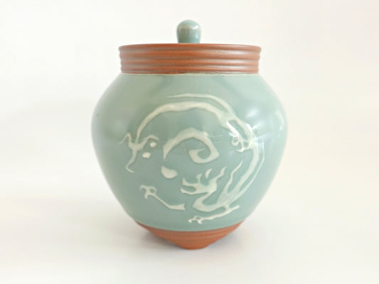 Celadon Dragon Incense Burner