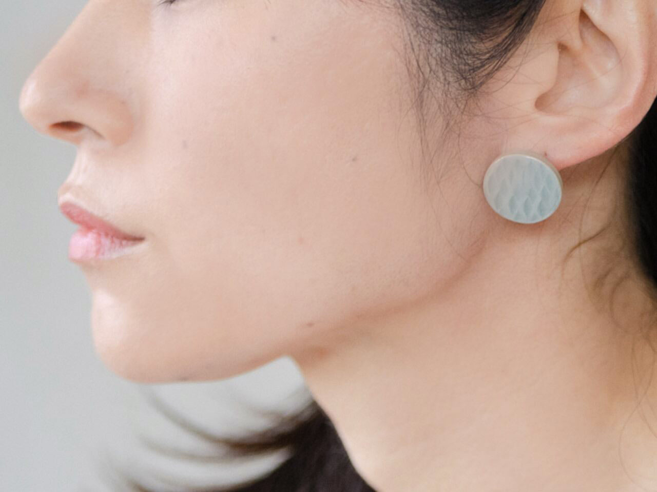 Tobikanna Pottery Earrings Blue or White