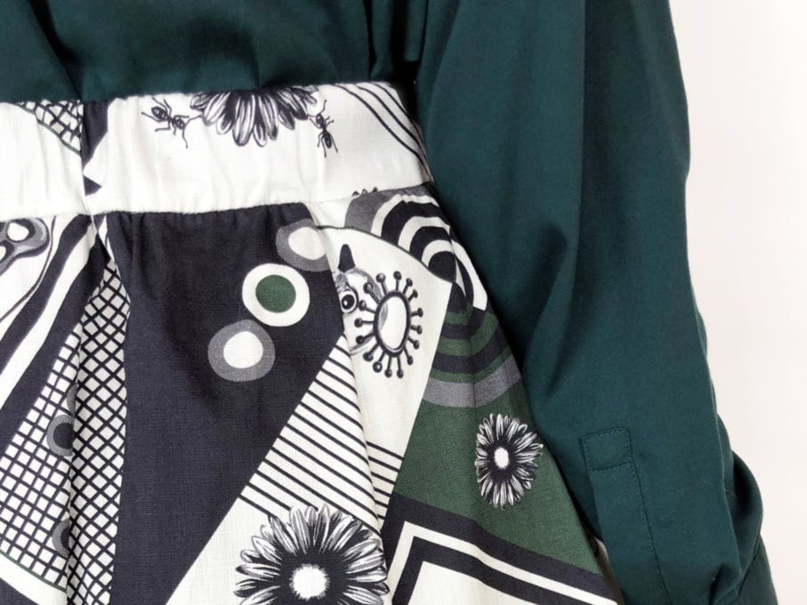 Skirt Composition Green